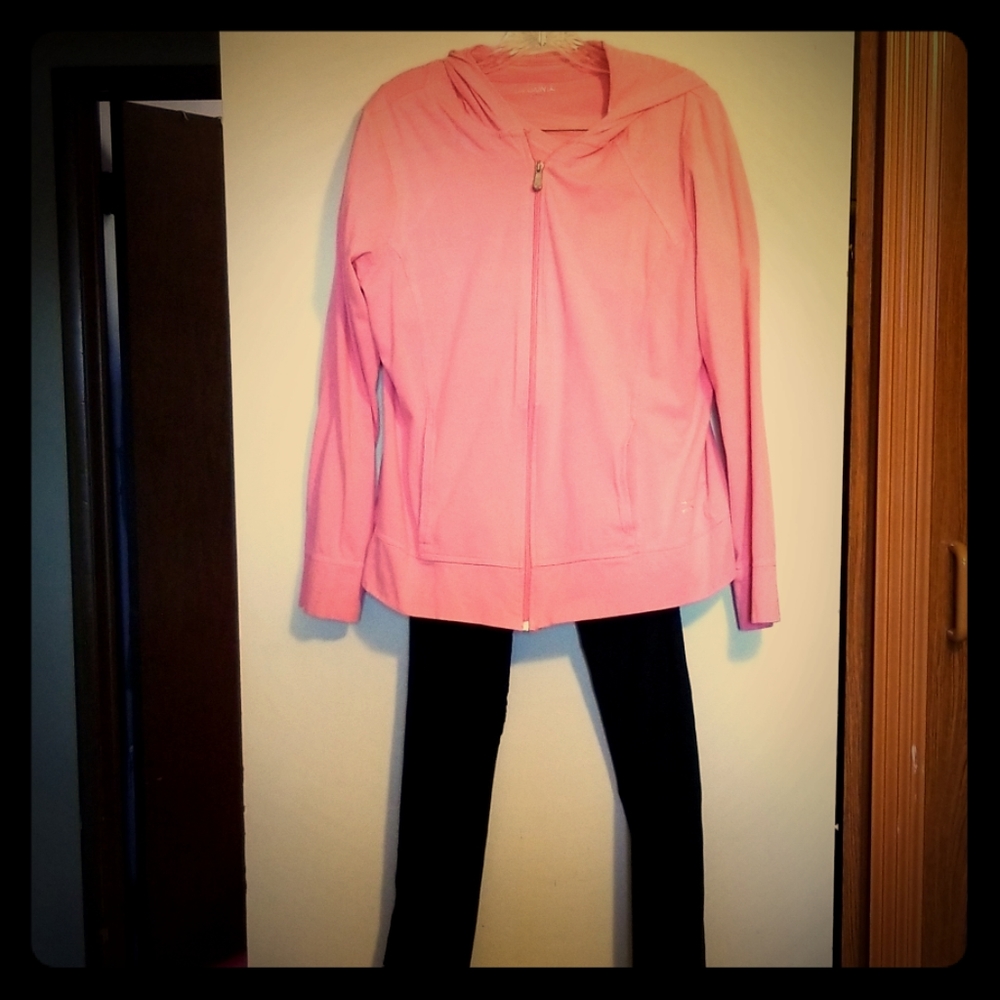 3 piece pink and black Jogging suit